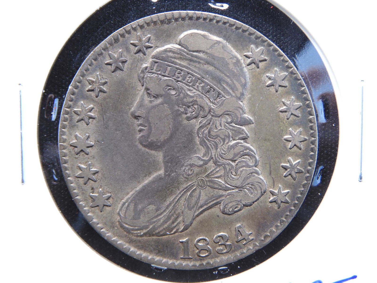 Beautiful 1834 "Large Date, Large Letters" Capped Bust (1 of 3)