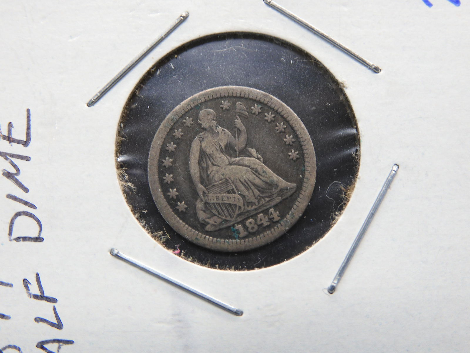 Rare 1844 Liberty Seated Half Dime (PCGS Survival Rate (1 of 3)