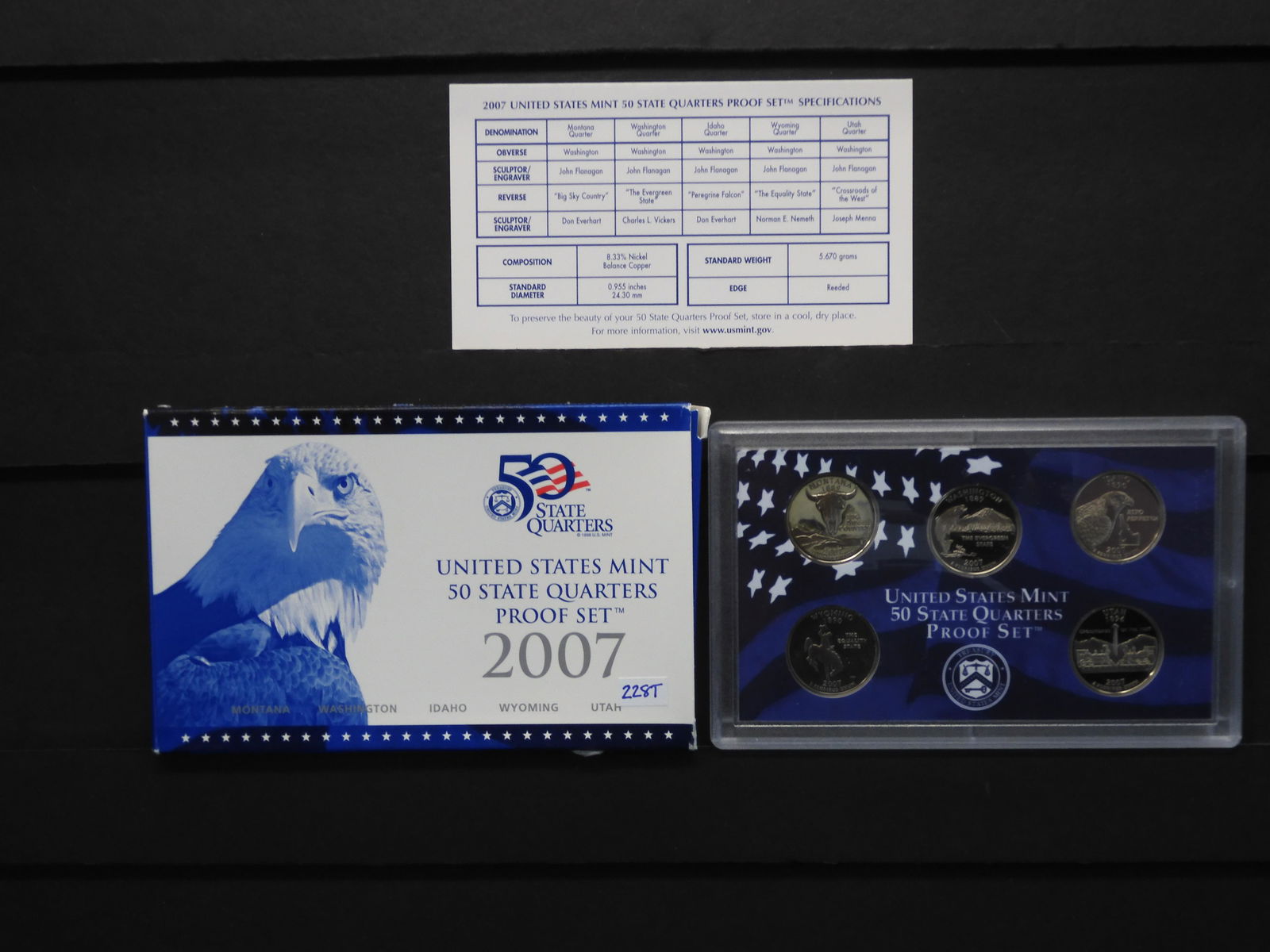 2007 U.S. Mint 50 State Quarters Proof Set (1 of 4)
