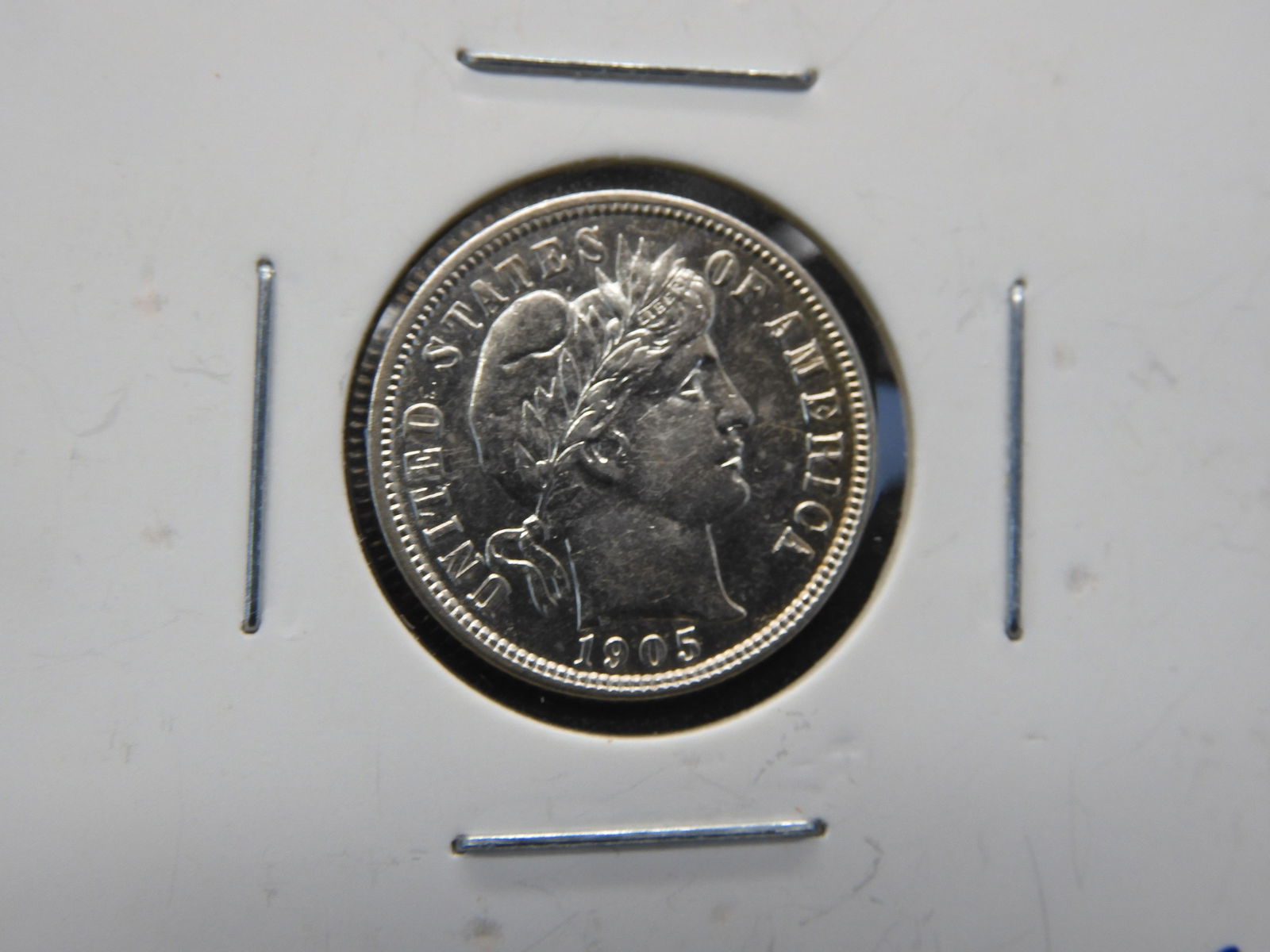 BU 1905-S Barber Dime (1 of 3)