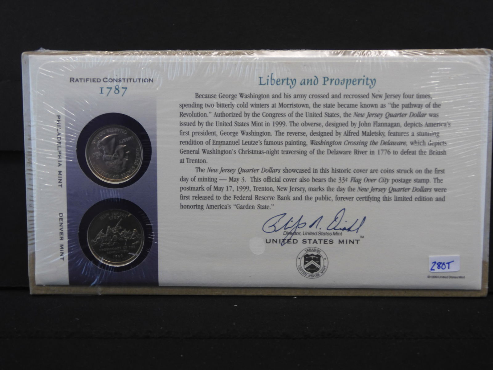 1999 New Jersey Uncirculated P&D Quarters with First (1 of 2)