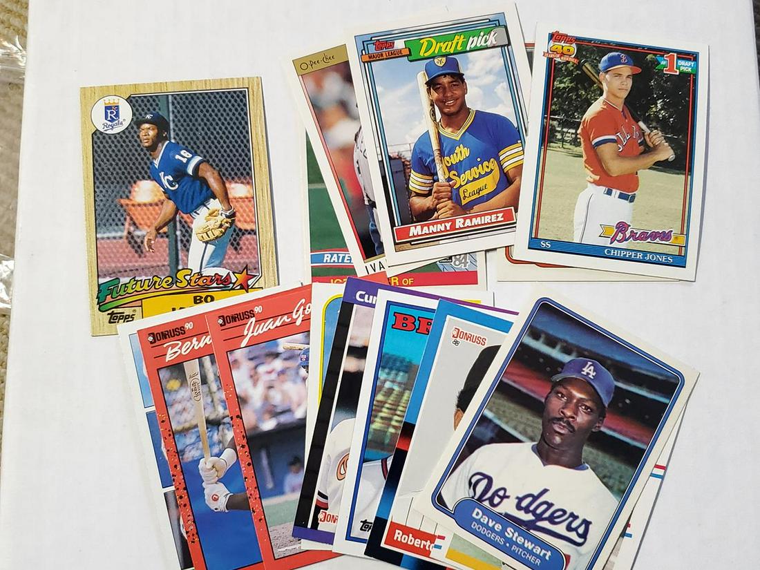 Lot of (15) HoF / Superstar Rookie Cards w/ Bo Jackson: Lot of (15) HoF / Superstar Rookie Cards w/ Bo Jackson