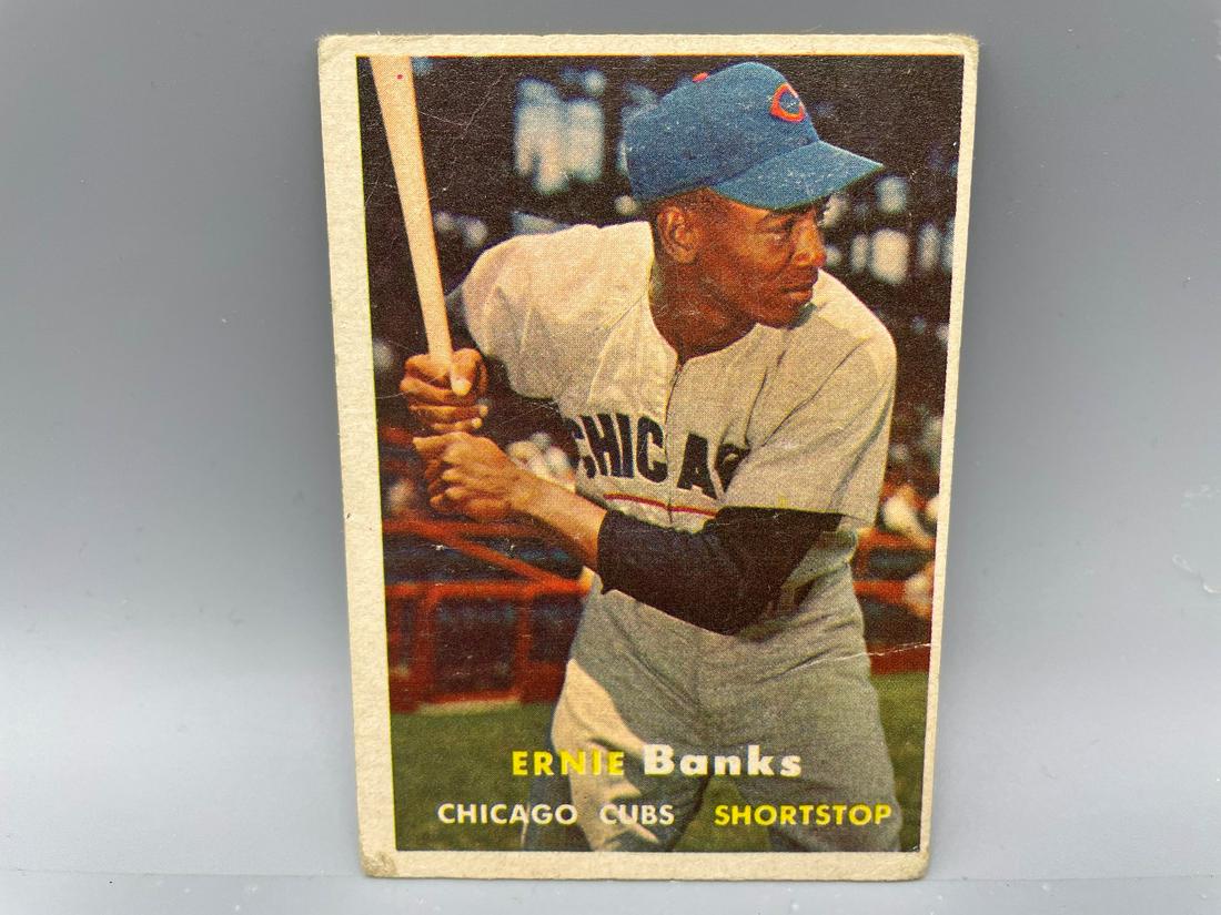 1957 Topps Ernie Banks #55 (1 of 2)