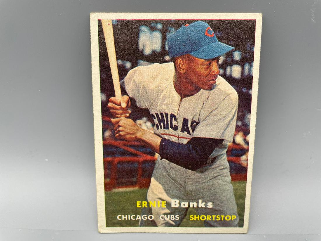 1957 Topps Ernie Banks #55 (1 of 2)