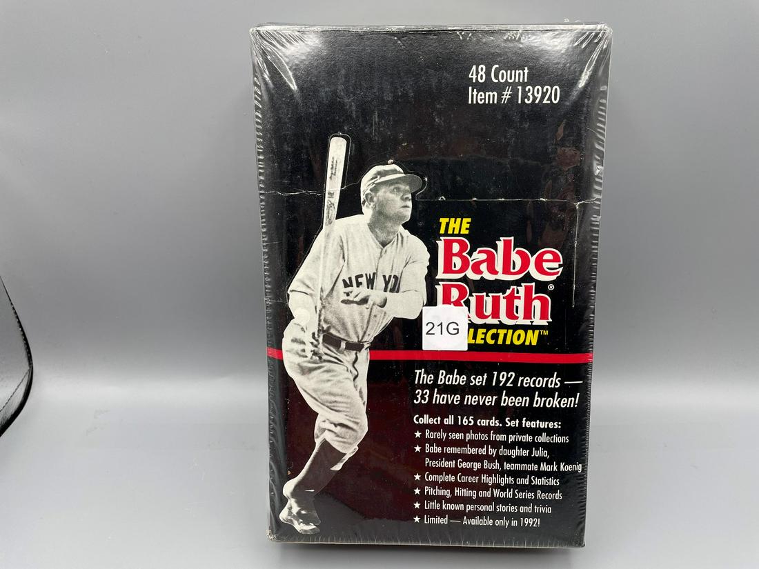 1992 Conlon Babe Ruth Collection Unopened Box - 48 (1 of 2)