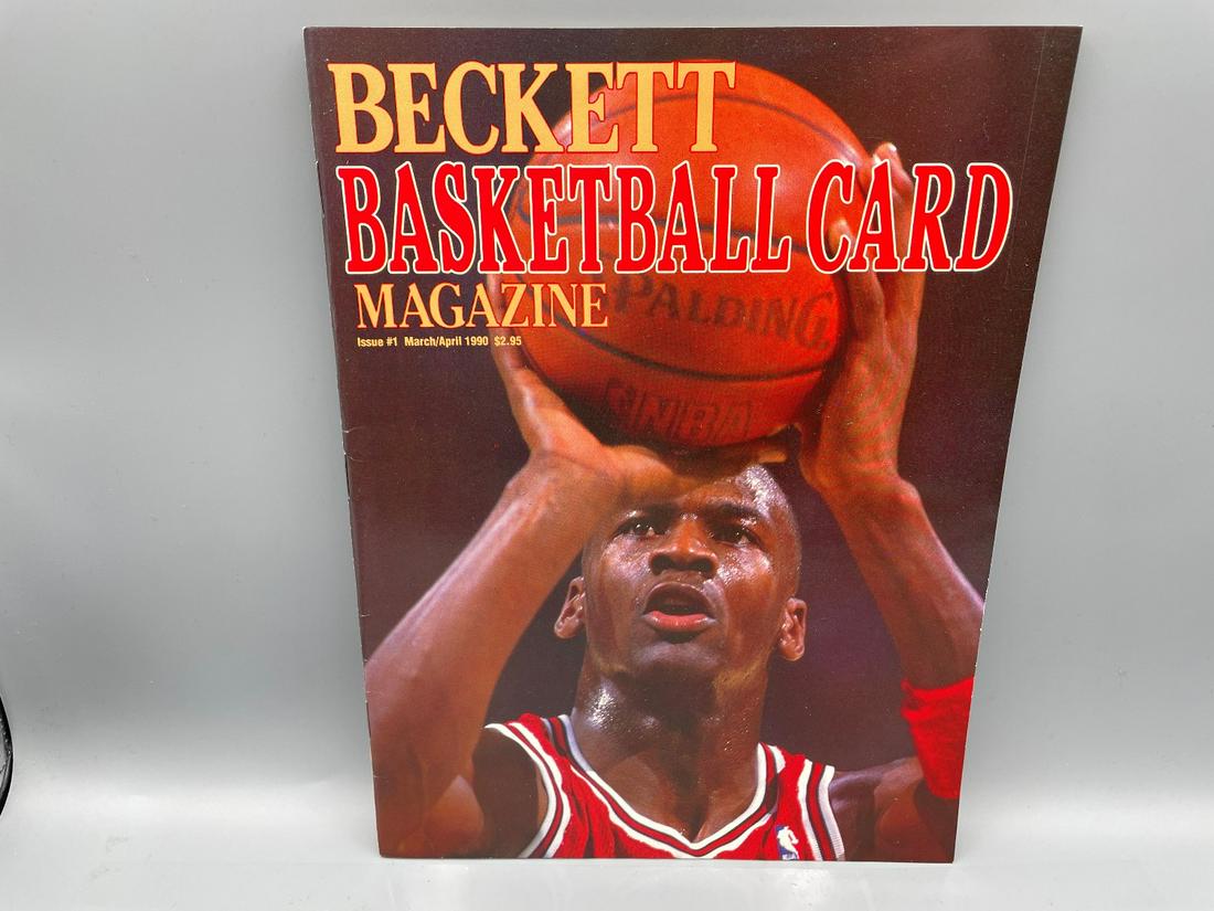 1990 Beckett Basketball Card Magazine #1 - Michael: 1990 Beckett Basketball Card Magazine #1 - Michael Jordan