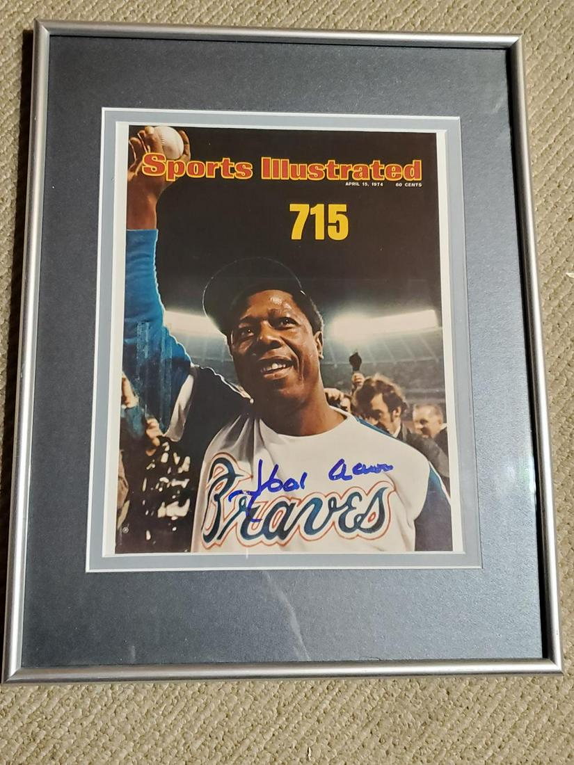 Hank Aaron Autographed 8x10 Picture - JSA COA (1 of 6)