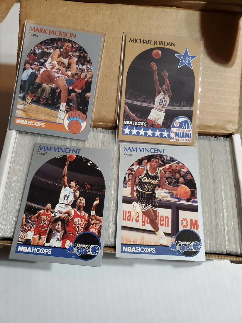 1990-91 Hoops Basketball Series I Set w/ Mark Jackson (1 of 4)