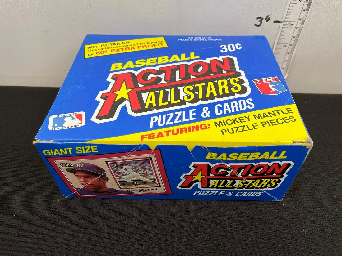 1983 Donruss Baseball Action All Stars Unopened Box - (1 of 3)