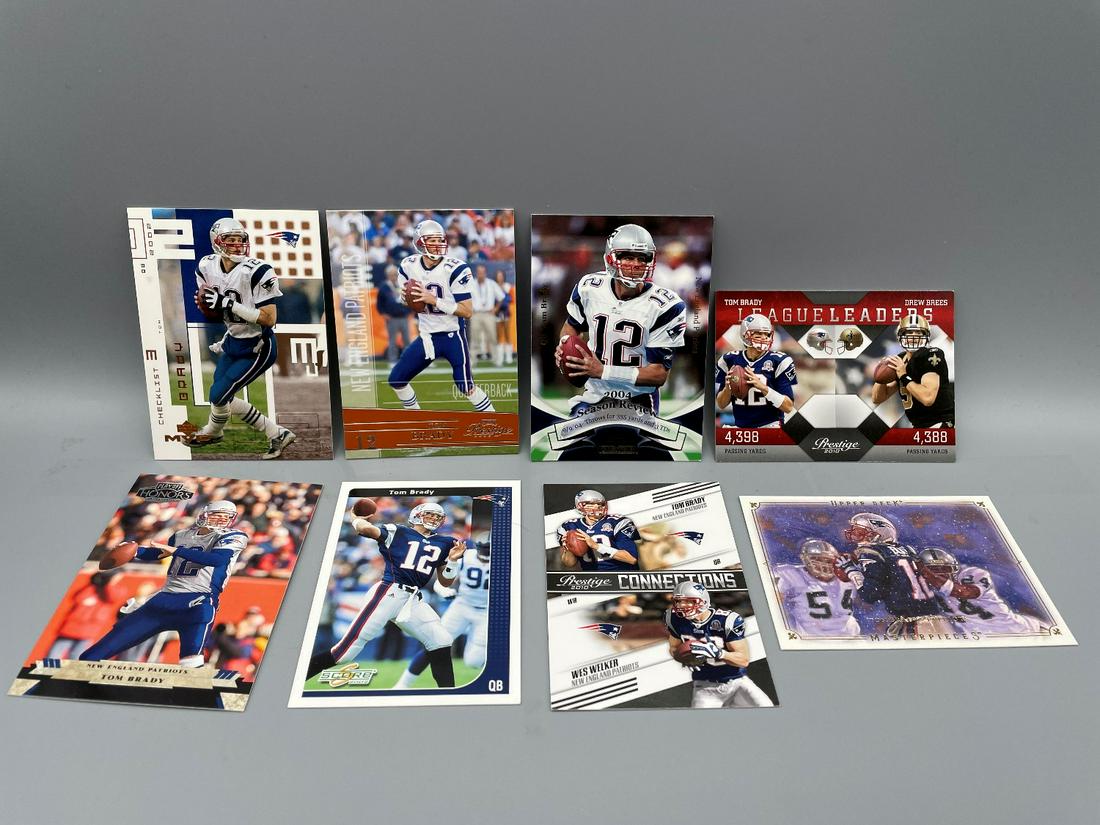 Tom Brady Lot of 8 Cards (1 of 2)