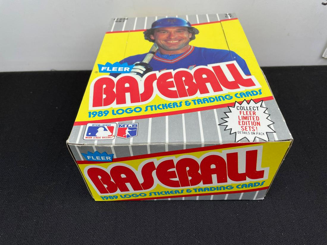 1989 Fleer Baseball Unopened Box - 36 Packs (1 of 4)