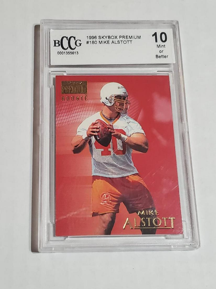 1996 Skybox Premiuim Mike Alstott Rookie Graded BCCG 10 (1 of 1)