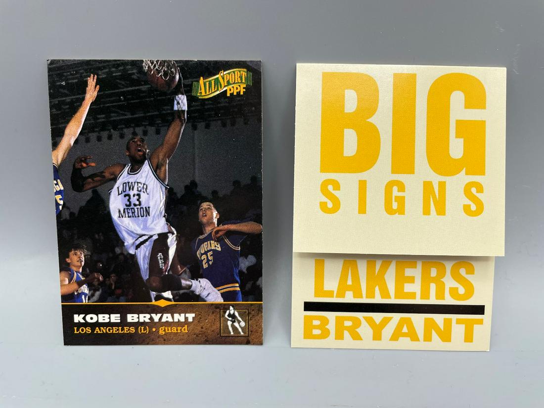 1996-97 All Sport Kobe Bryant RC & 2003-04 Fleer Big (1 of 2)