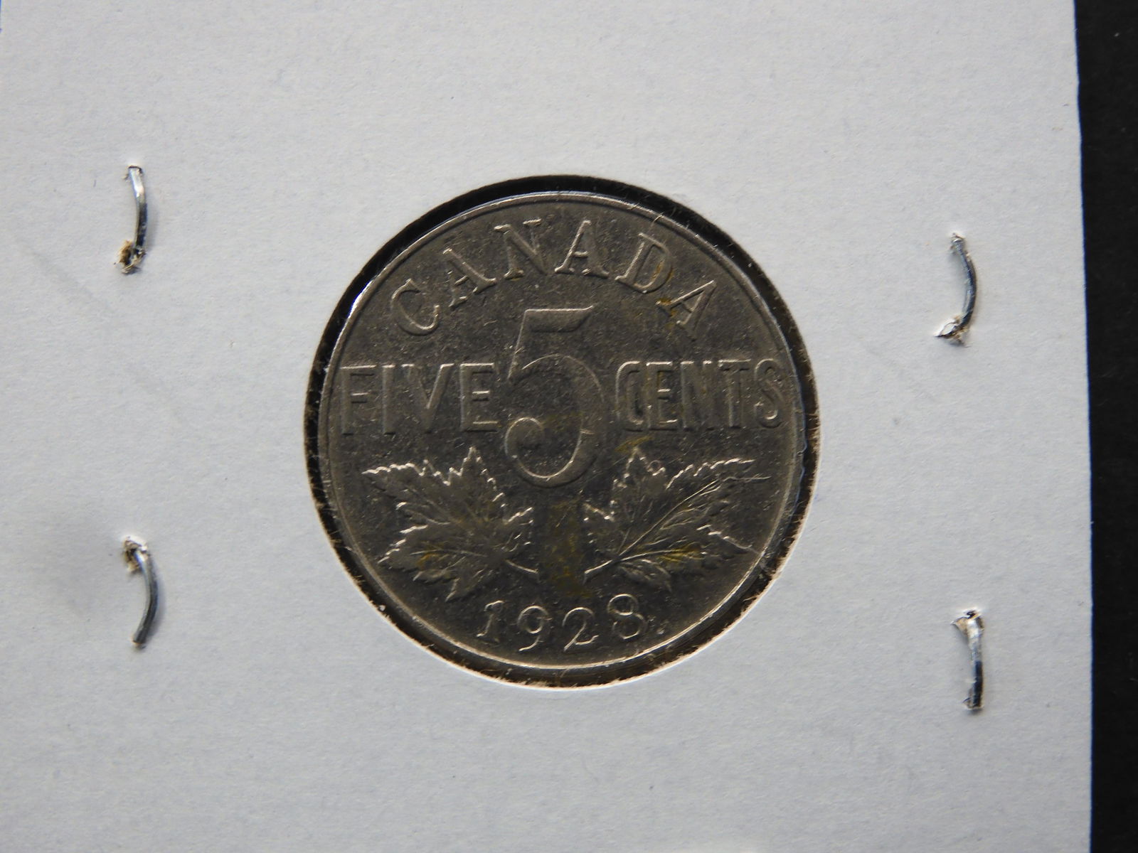 1928 CANADA FIVE CENTS (1 of 3)