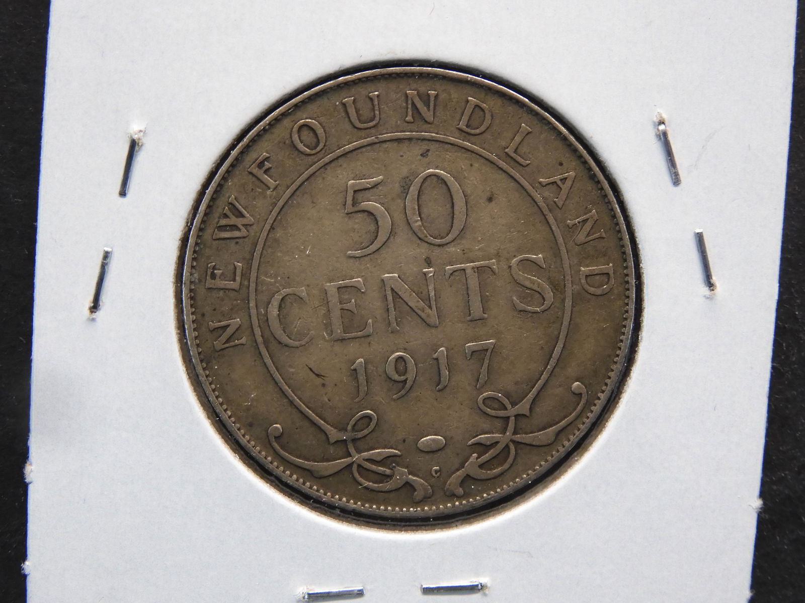 47U. 1917-C Newfoundland Silver Half Dollar in nice (1 of 3)