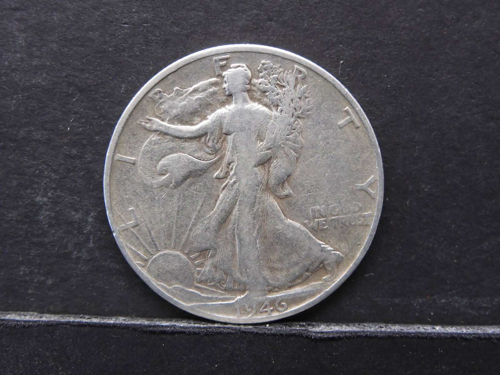 1946-S SILVER (90%/3.7 MILL) LIBERTY HALF (WWII ERA): 1946-S SILVER (90%/3.7 MILL) LIBERTY HALF (WWII ERA)