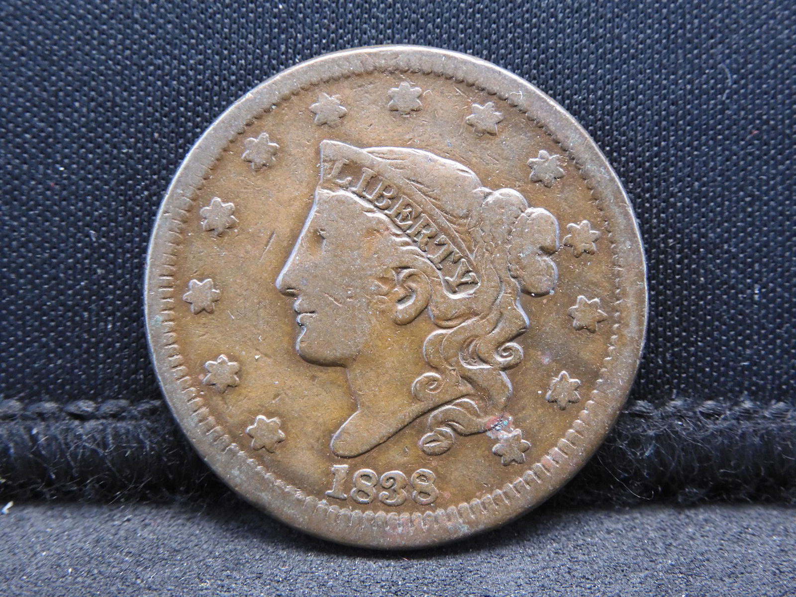1838 Matron Head Large Cent. (1 of 2)