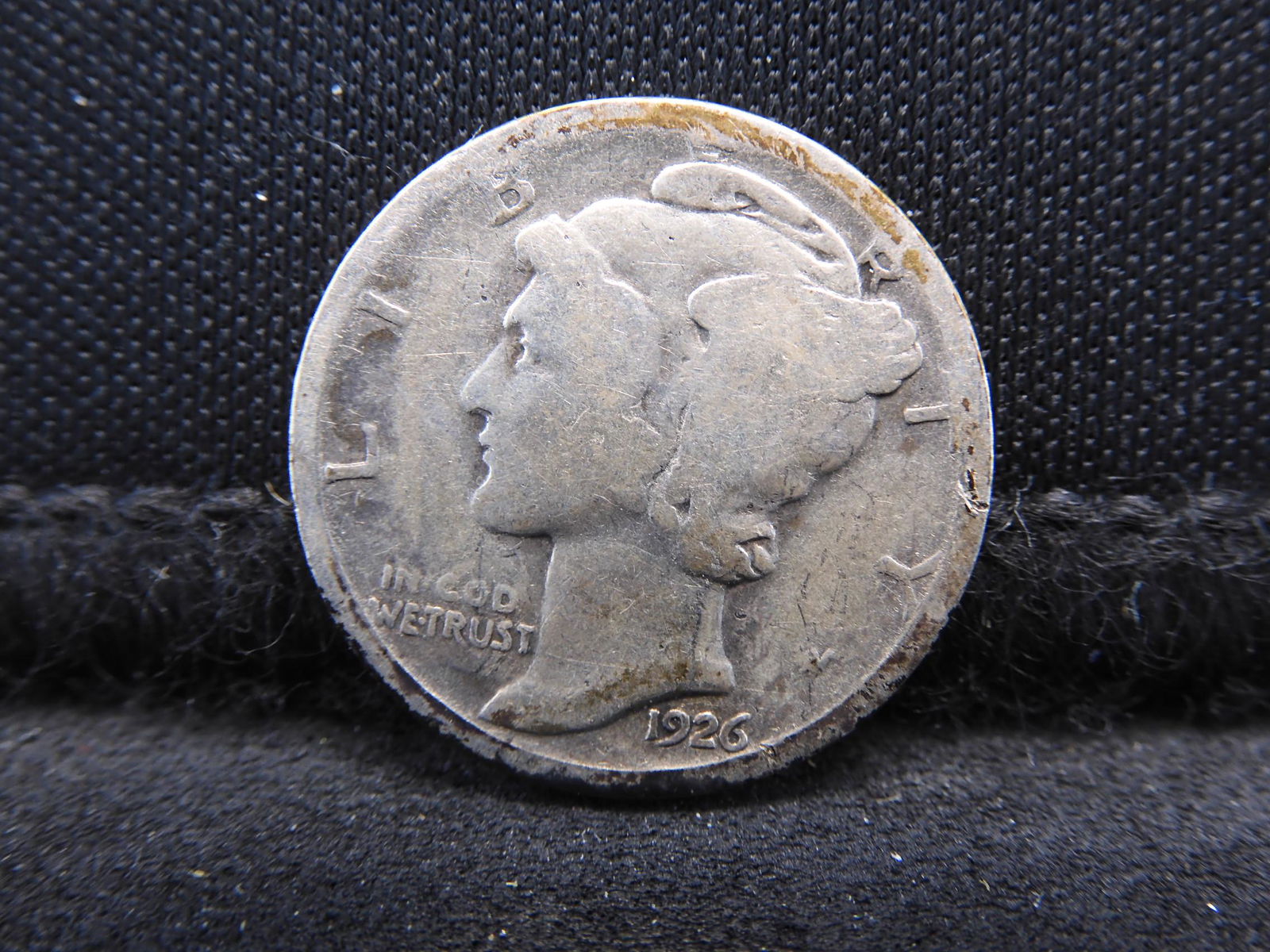 1926-S Semi-Key Date Mercury Dime. (1 of 2)