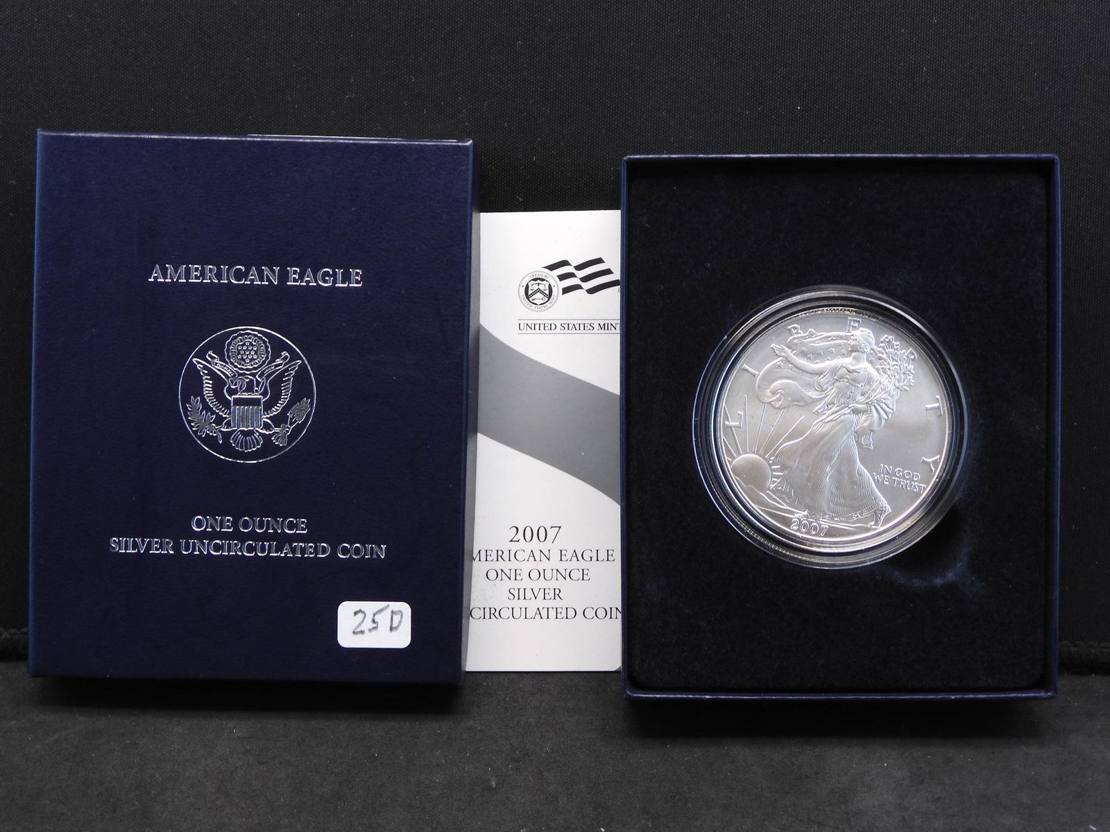 2007 W AM. Eagle, 1 oz Silver (1 of 4)