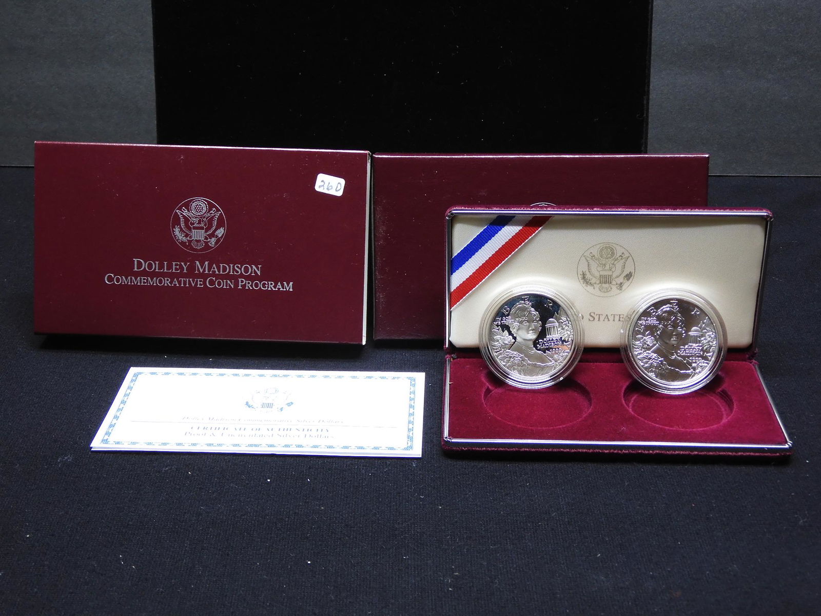 1999 Dolly Madison Comm., Proof and UNC Silver Dollars (1 of 4)