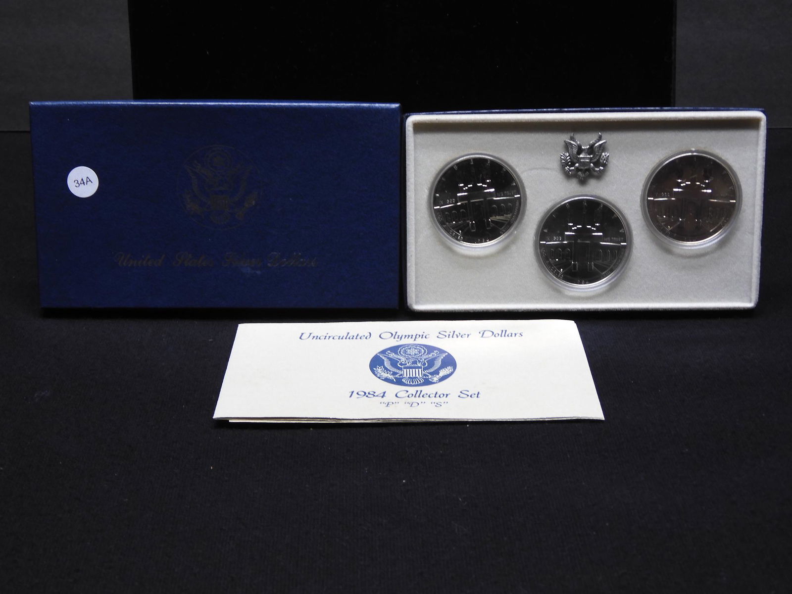 (3) coin 1984 P, D, and S silver Olympic Coin Set in (1 of 4)