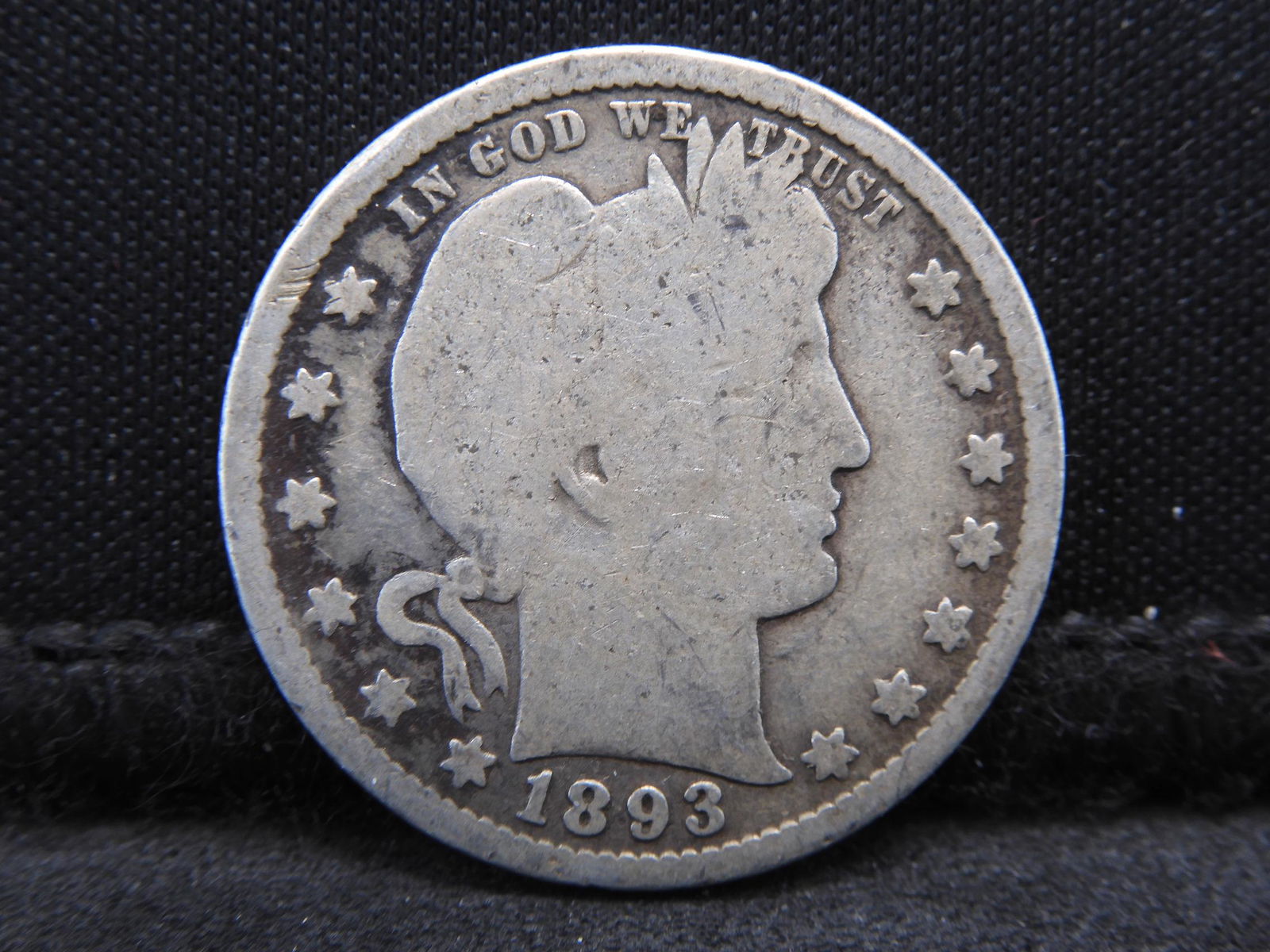 1893 Barber Quarter (1 of 2)