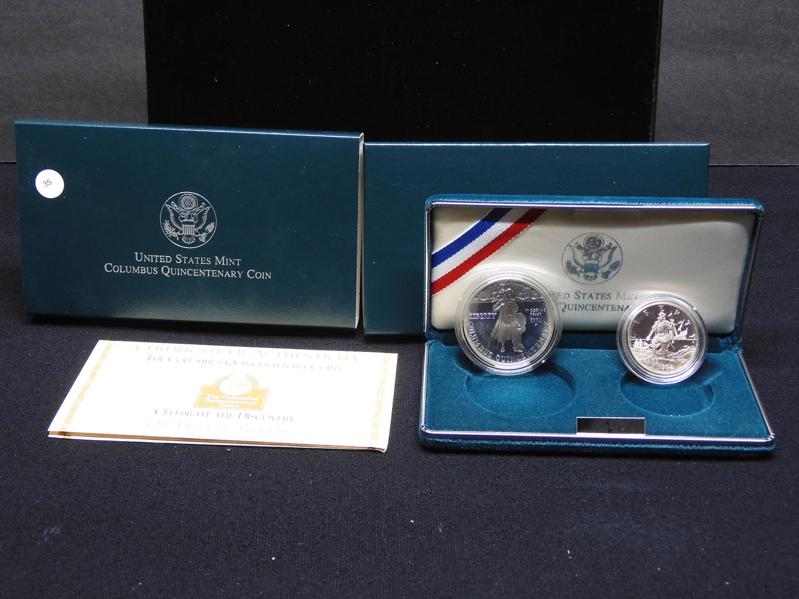 (2) Coin set- 1992 Columbus Quincentenary.  1992 P (1 of 4)