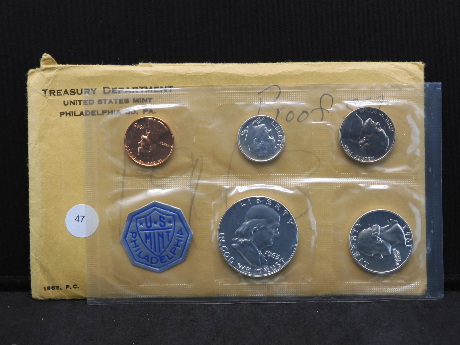 1963 US Silver Proof Set in Original Mint package. (1 of 5)