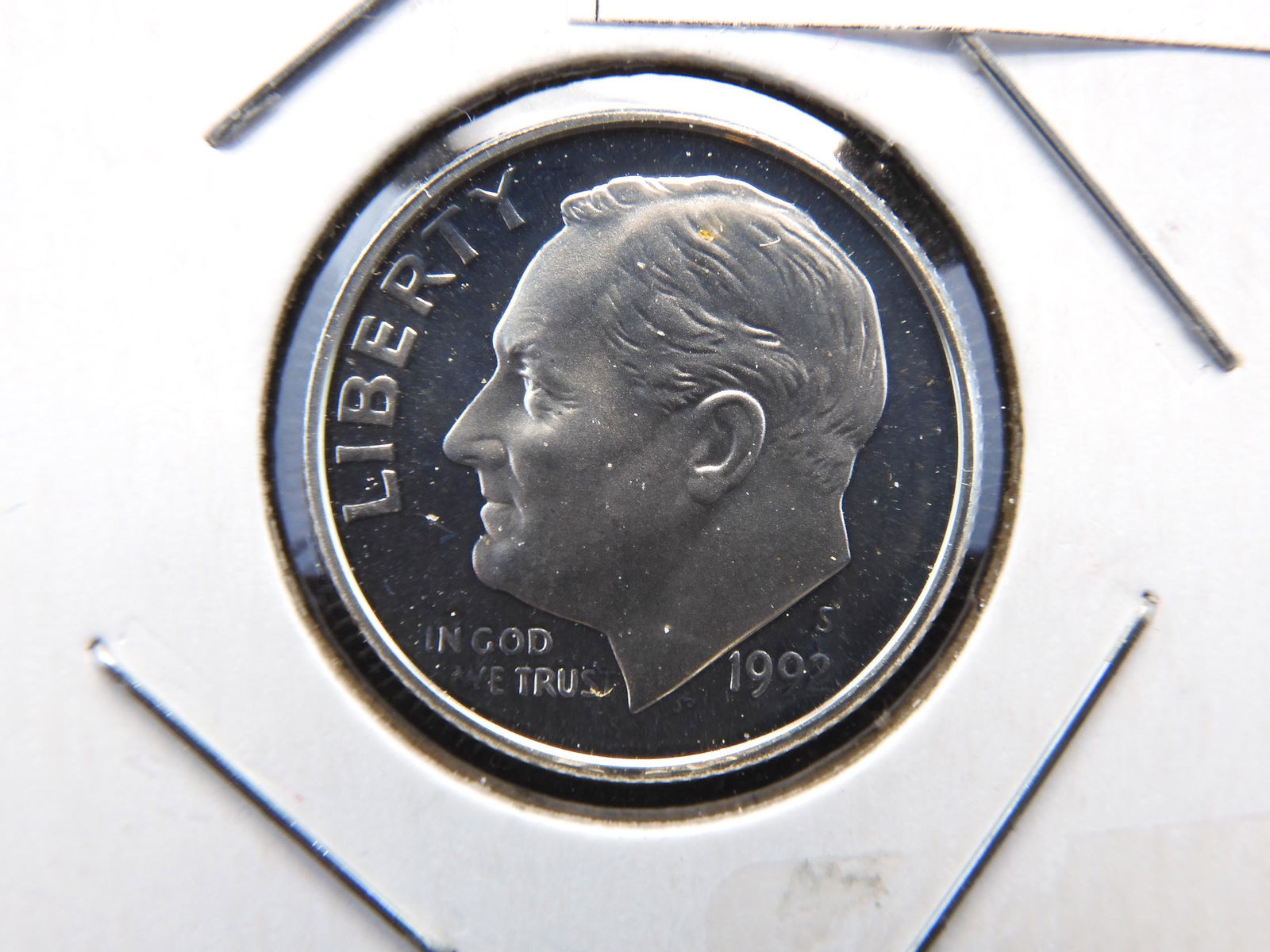 1992-S Roosevelt Proof Silver Dime - Bright & Very (1 of 3)