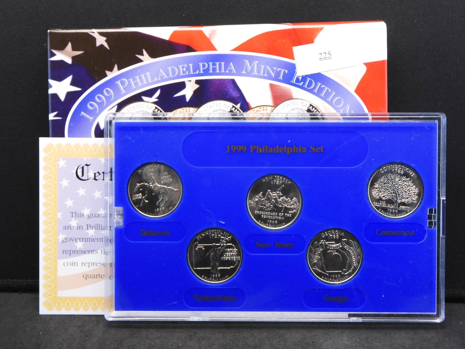 1999 Philadelphia Mint Statehood Quarter Set - BU (1 of 4)
