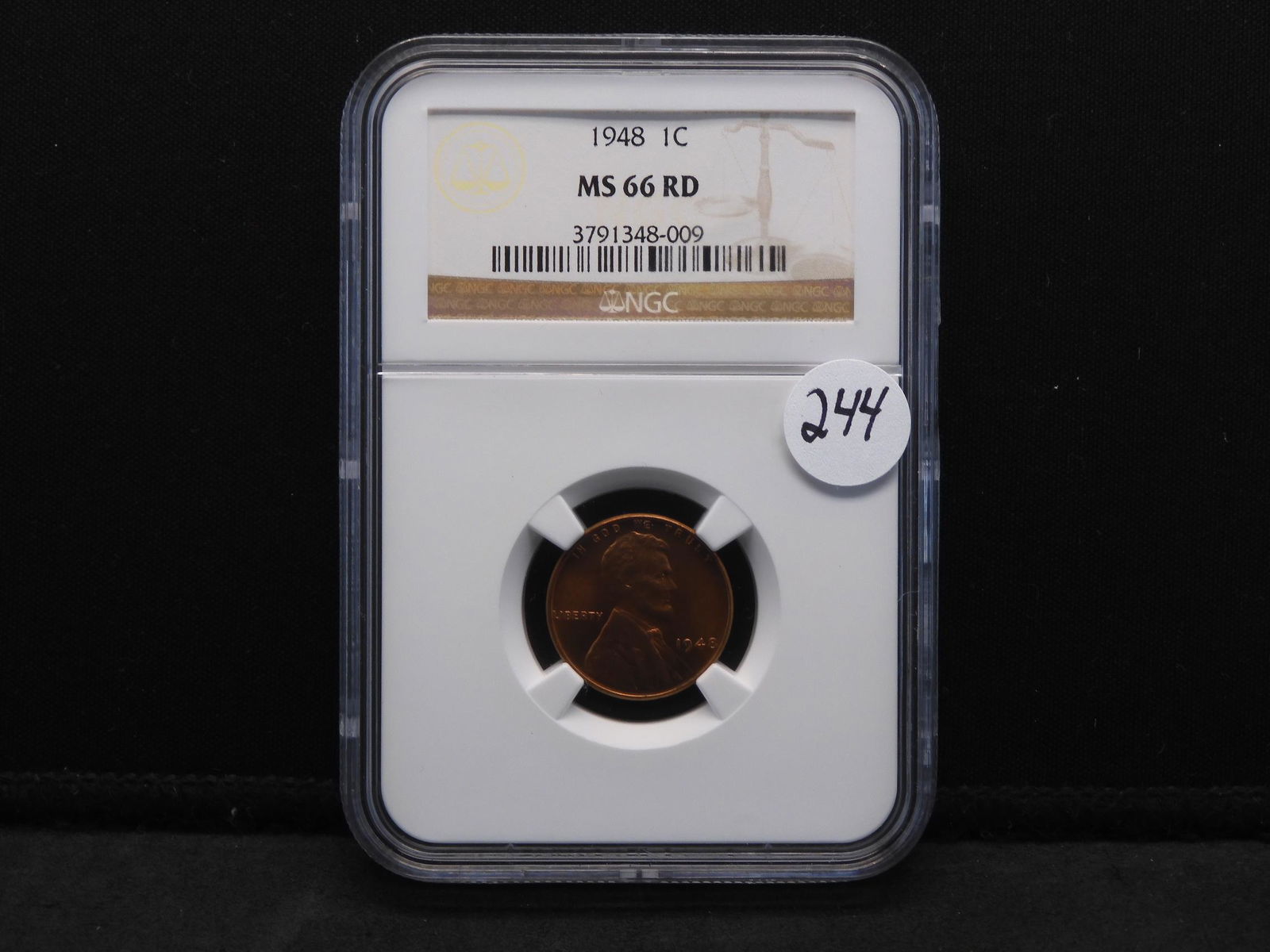 1948 NGC MS66RD Lincoln Wheat Cent - Rare in High (1 of 4)