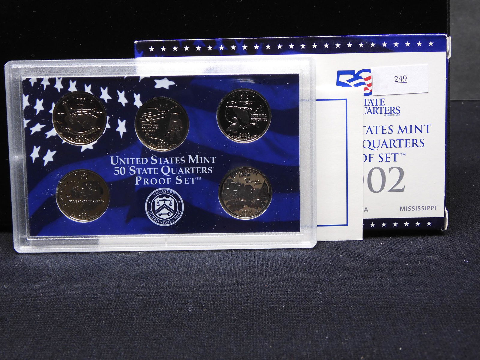 2002-S U.S. Proof Statehood Quarter Set OGP (1 of 4)
