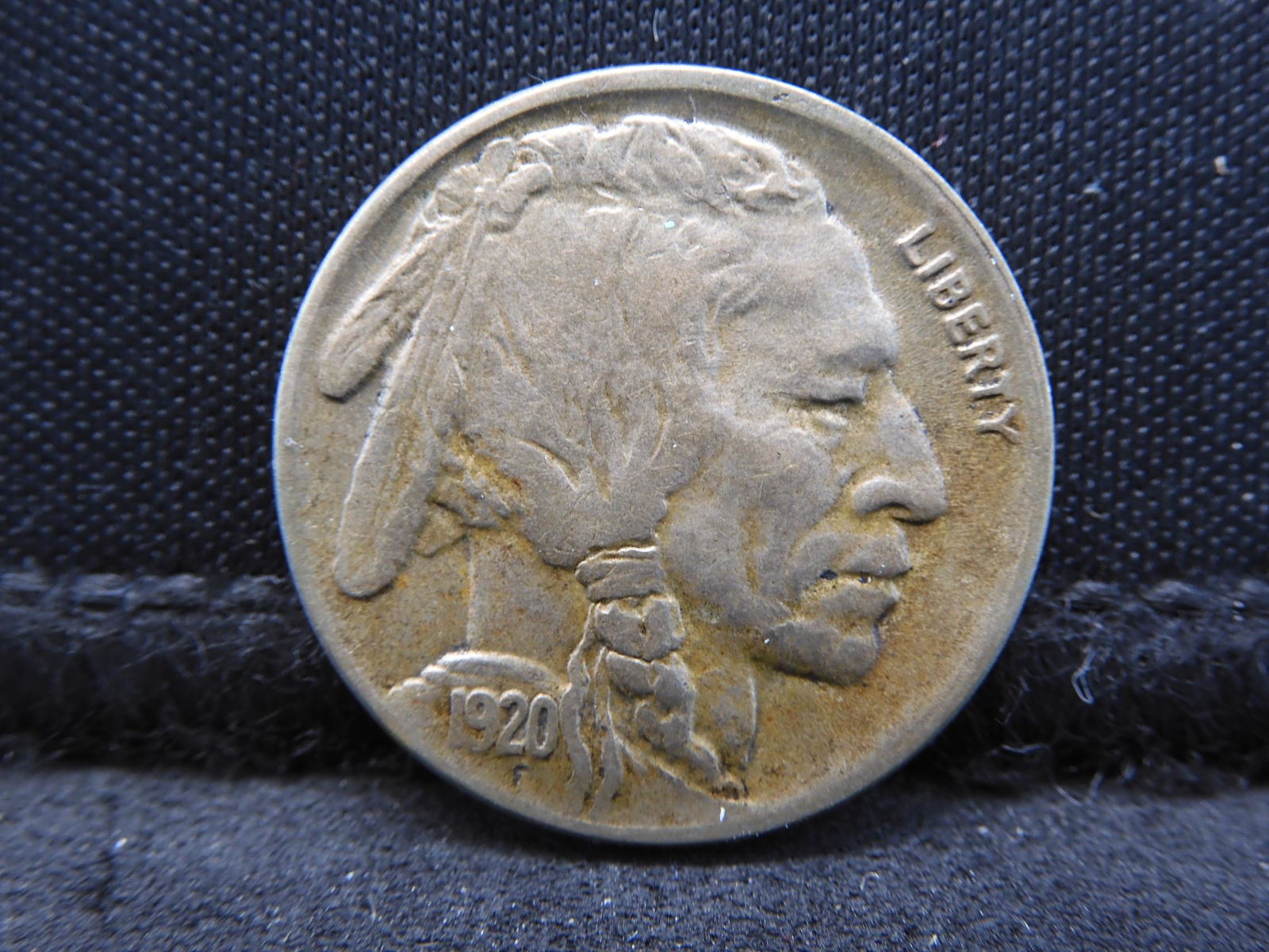1920-D Buffalo Head Indian Nickel - Tough Date & AU+ (1 of 2)