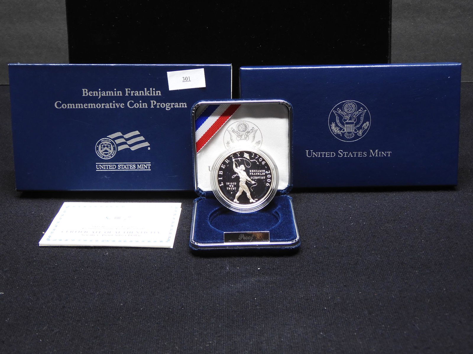 2006 U.S. Benjamin Franklin "Scientist" Proof Silver (1 of 4)