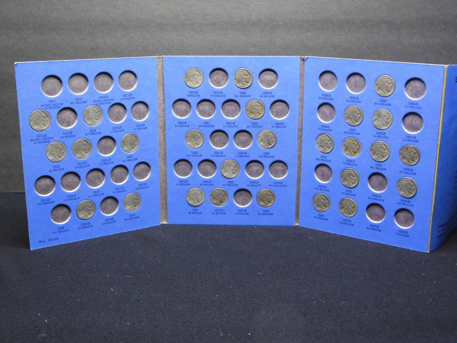 Partial Collection - Whitman Album #9008 - Buffalo (1 of 7)