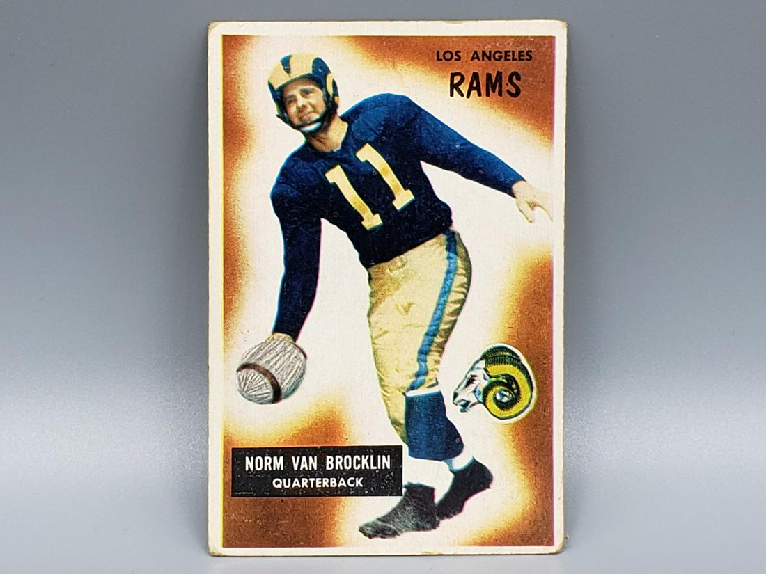 1955 Bowman Norm Van Brocklin #32 HOF (1 of 2)