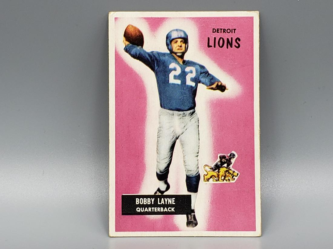 1955 Bowman Bobby Layne #71 HOF (1 of 2)
