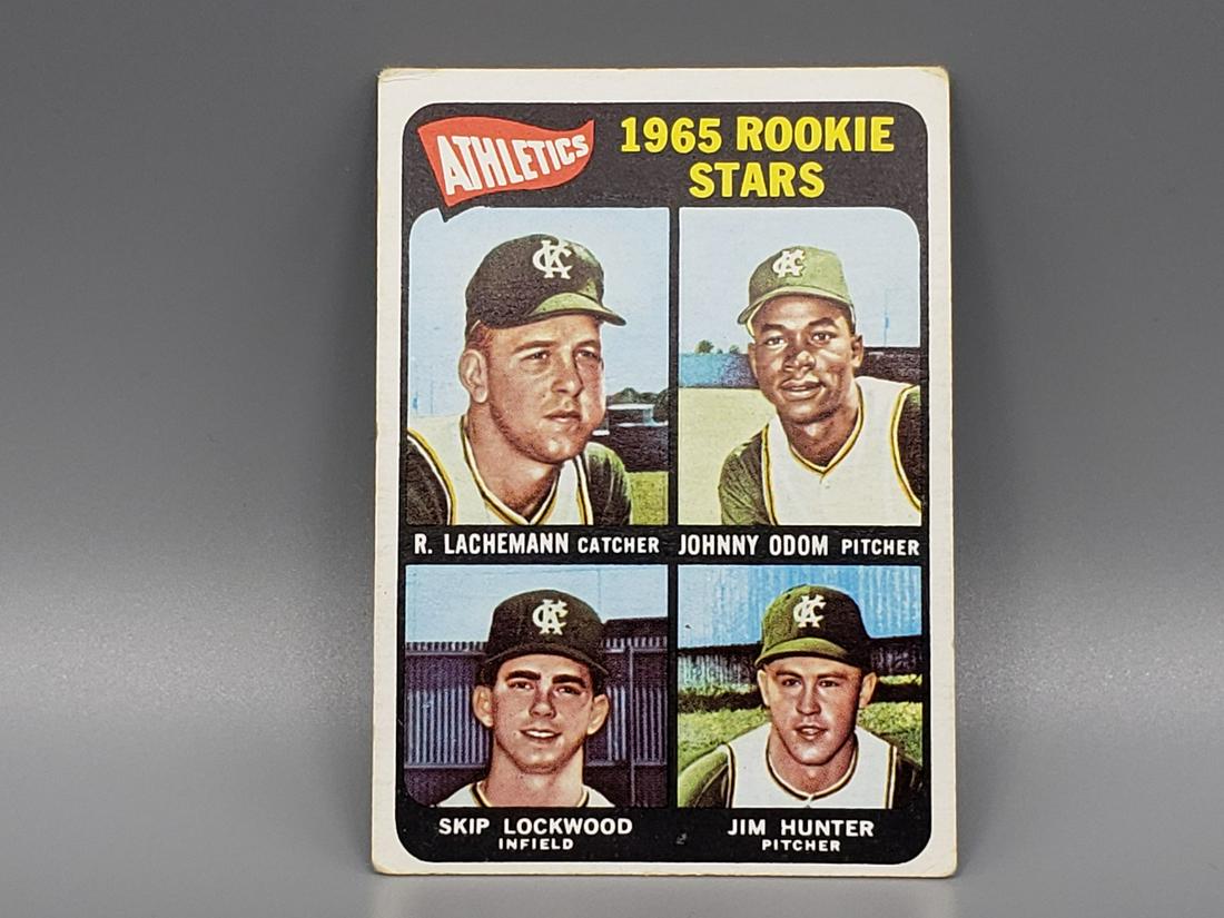 1965 Topps Catfish Hunter #526 Short Print Rookie HOF (1 of 2)