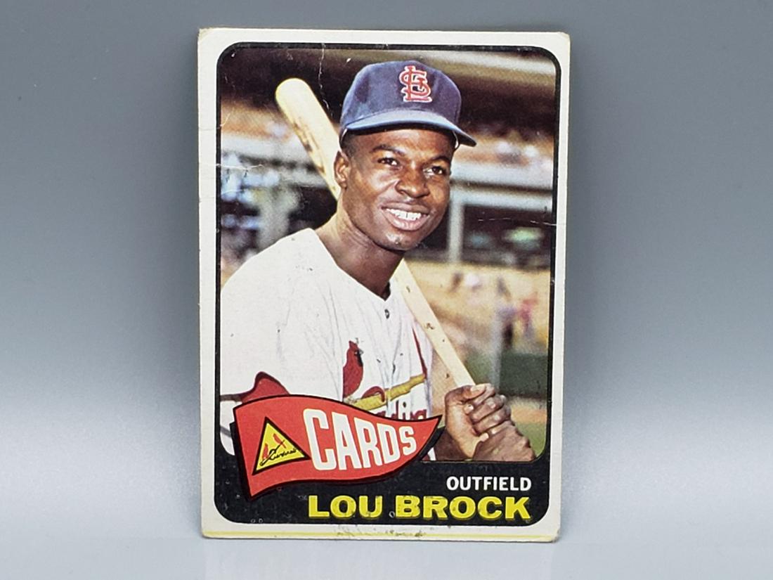 1965 Topps Lou Brock #540 Short Print HOF: 1965 Topps Lou Brock #540 Short Print HOF