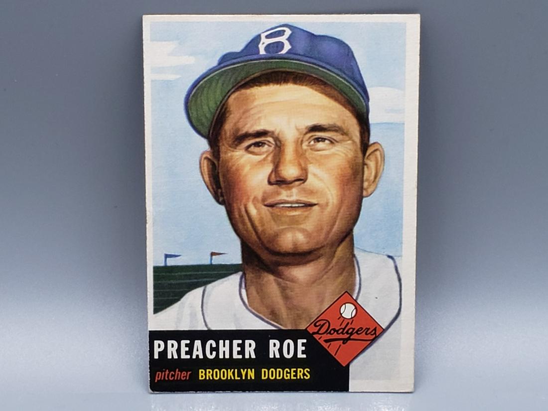 1953 Topps Preacher Roe #254 Tough Hi Number (1 of 2)