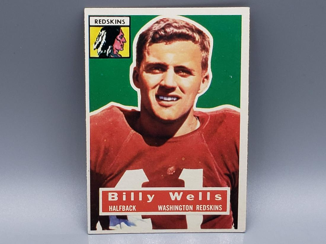1956 Topps Billy Wells #97 Short Print  - Important (1 of 2)