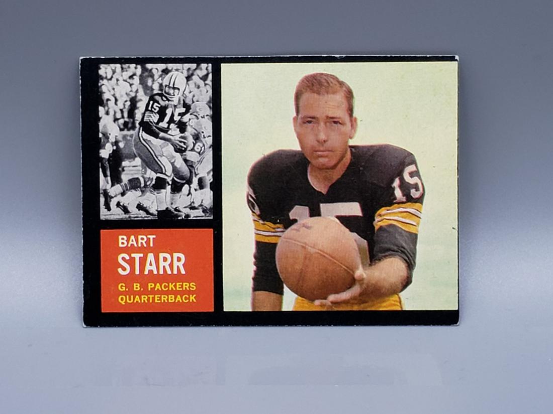 1962 Topps Bart Starr #63 Short Print (1 of 2)