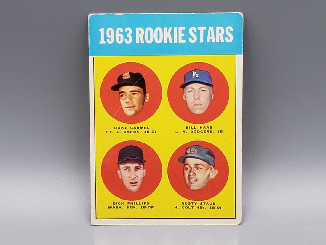 1963 Topps Rusty Staub #544 Rookie (1 of 2)