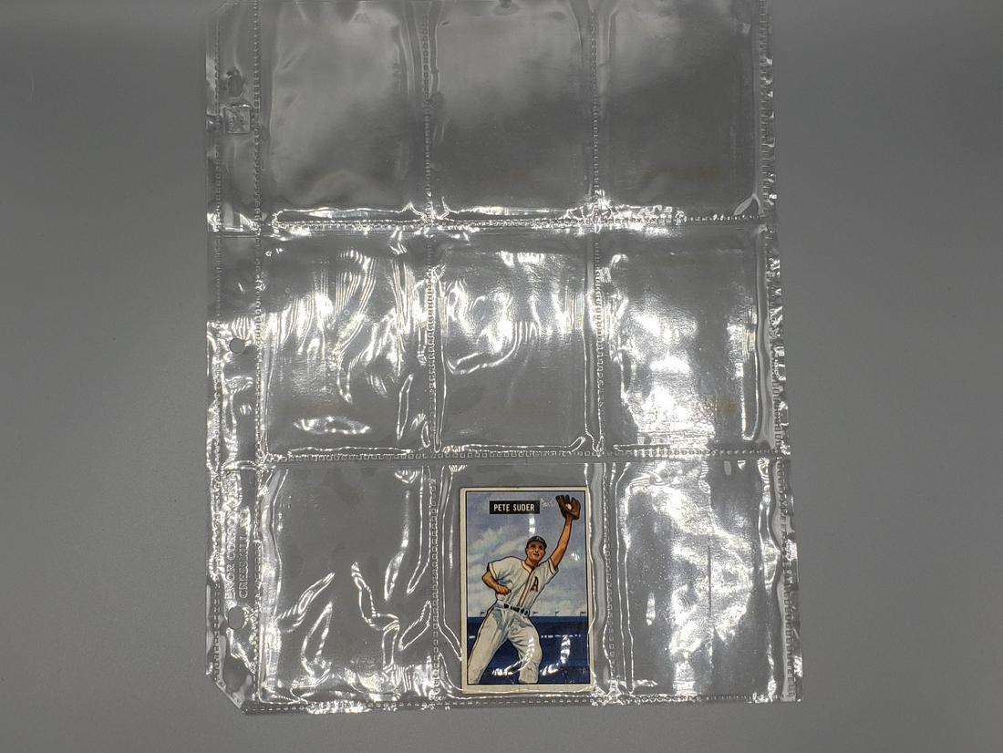 (45) 1951 Bowman Baseball Cards in Sheets Various (1 of 10)