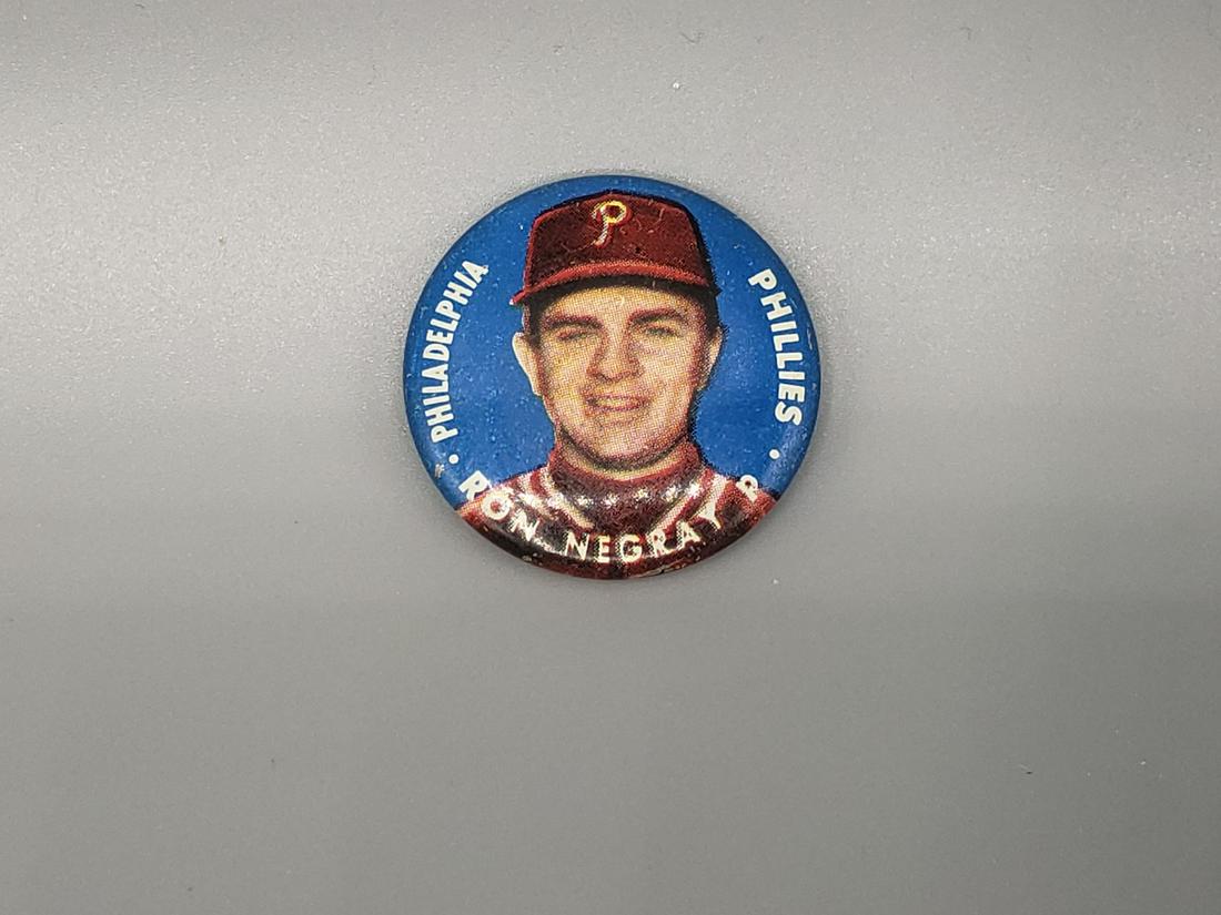 1956 Topps Pins Ron Negray: 1956 Topps Pins Ron Negray