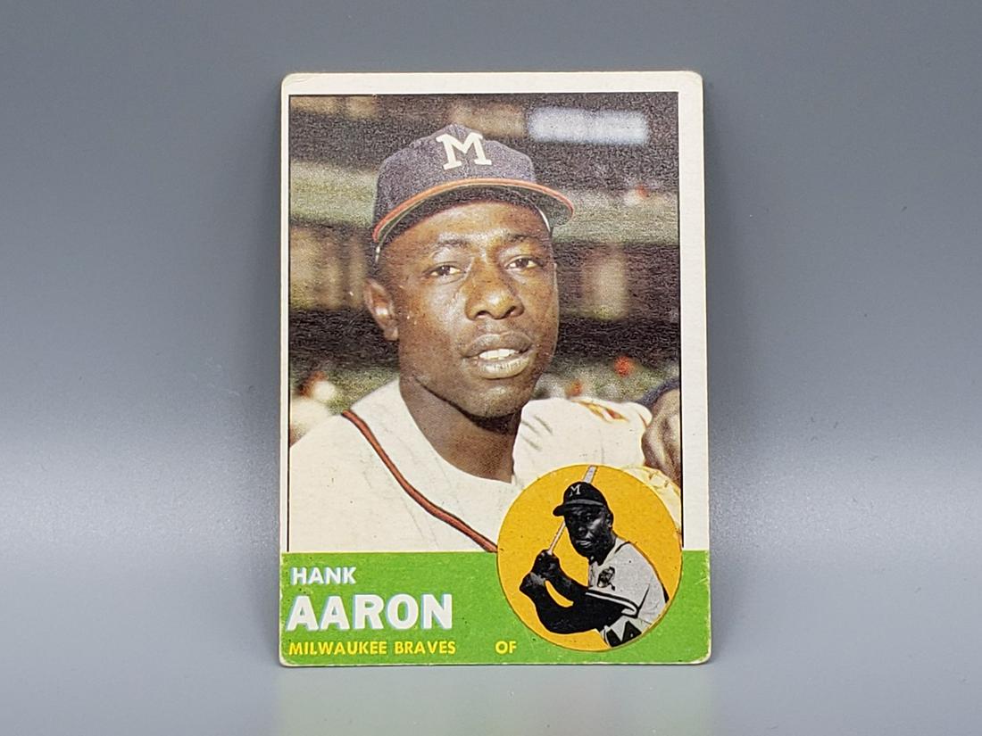 1963 Topps Hank Aaron #390 (1 of 2)
