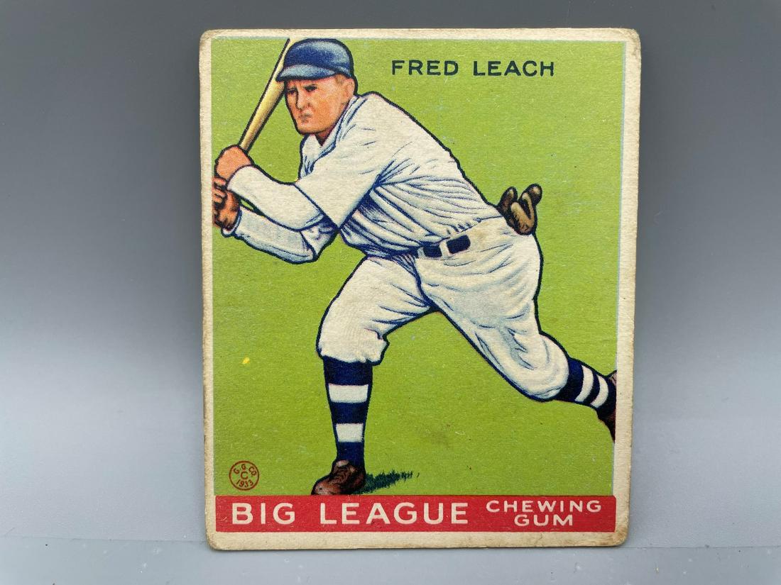 1933 Goudey Fred Leach #179 (1 of 2)
