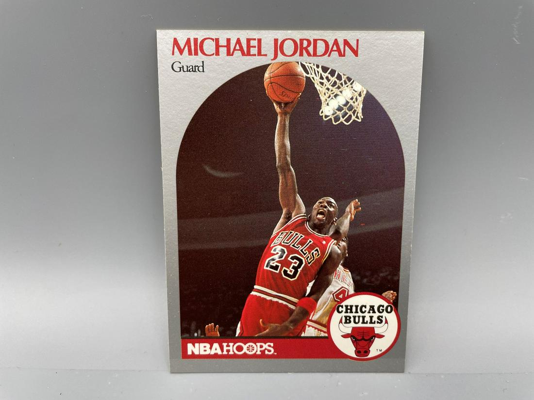 1990-91 NBA Hoops Michael Jordan #65 (1 of 2)