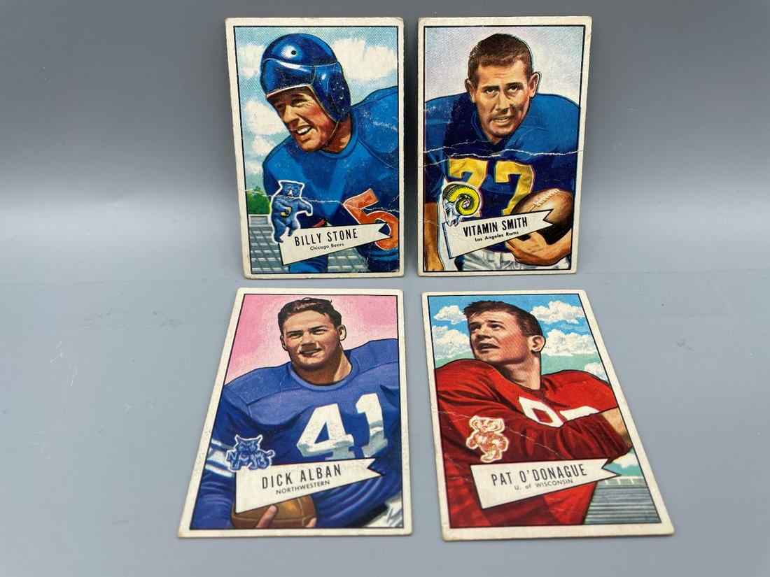 1952 Bowman Small Football Lot of 4 (1 of 4)