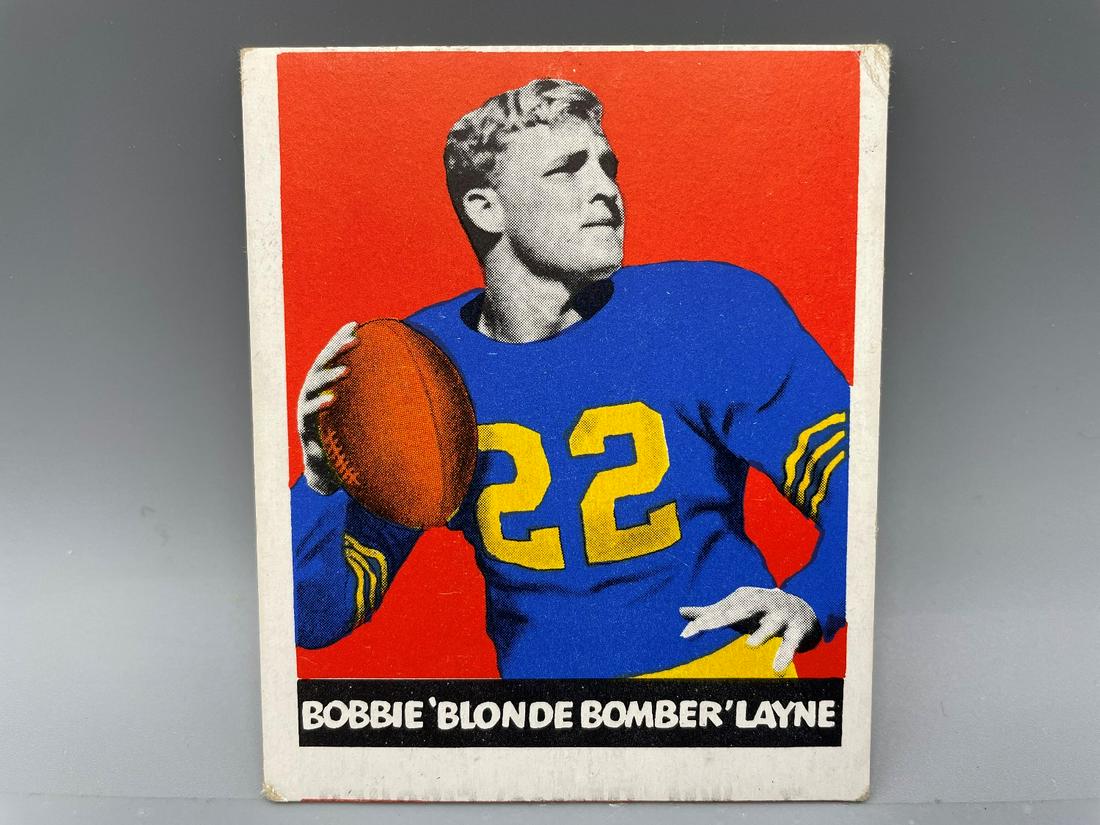 1948 Leaf Football Bobby Layne Rookie #6 - HOF (1 of 2)